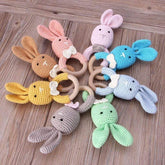 Lotus Hand Hook Crochet Wool Teether